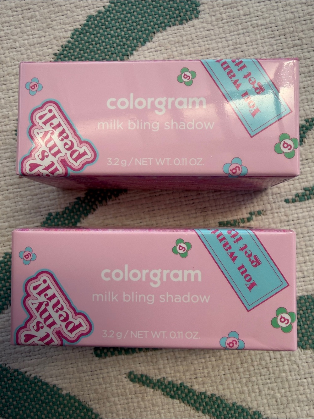 Colorgram Milk Bling Shadow — Pink Shimmer Eyeshadow